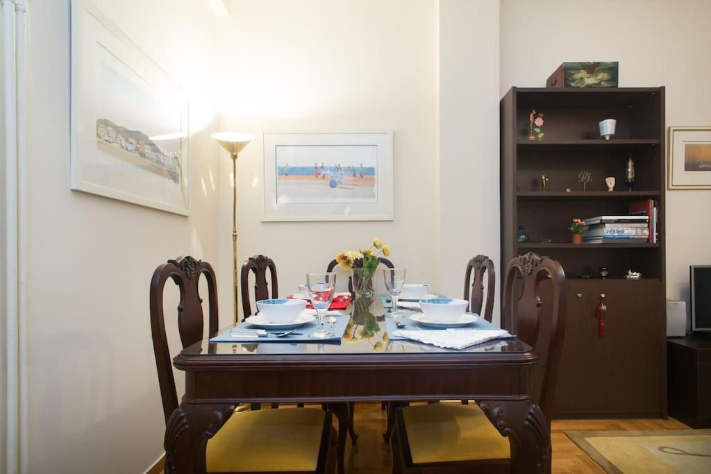 Top-Rated 1-Bedroom Apartment In The Heart Of Atény Exteriér fotografie